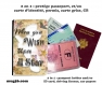 Protège passeport - porte cartes pinocchio 