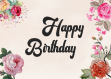 Carte d'anniversaire imprimable - téléchargez instantanément la carte d'anniversaire à l'aquarelle en pdf  - carte à fleurs mignonnes
