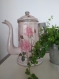 Cafetière ancienne customisée pot à fleurs plantes décoration à suspendre brocante décoration cuisine 
