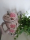 Cafetière ancienne customisée pot à fleurs plantes décoration à suspendre brocante décoration cuisine 