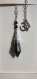 Pendule pendentif obsidienne