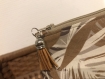 Trousse, similicuir taupe