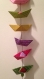 Guirlande origami bateaux en papier japonais 