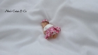 Figurine bébé fille en tissu et pâte polymère