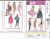 Magazine vintage anglais ans 1960,modèles vêtements barbie, poupée vêtements patron de couture-coupe.pattern anglais,pdf anglais