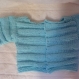 Brassière bébé bleue : 3 mois - livraison gratuite