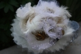 Bouquet de broches vintage pour mariée artisanal 