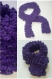 Écharpe femme violet fil fantaisie 