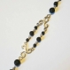 Bracelet celtique : camelott (perle de lave véritable)