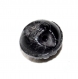 951r / petit bouton ancien en verre noir 10mm vendu à l'unité