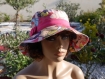 Chapeau capeline très chic multicolore et féminine rita 8