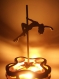 Luminaire design en bois pole dance