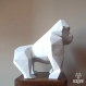 Projet diy papercraft: sculpture de gor, le gorille amusant