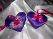 Coeurs violet 