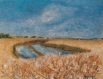 Le marais bleu azur - reproduction de tableaux photo prêt à encadrer ou set de table (acrylique) 