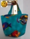 Petit sac de shopping "poissons colorés" 