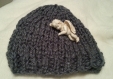 Bonnet tricote a la main taille s laine achete chez phildar bergere de france 