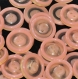 B40o1r / mercerie boutons plastique rose et transparent 18mm vendus à l'unité 
